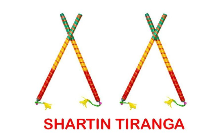 dandiya sticks drawing